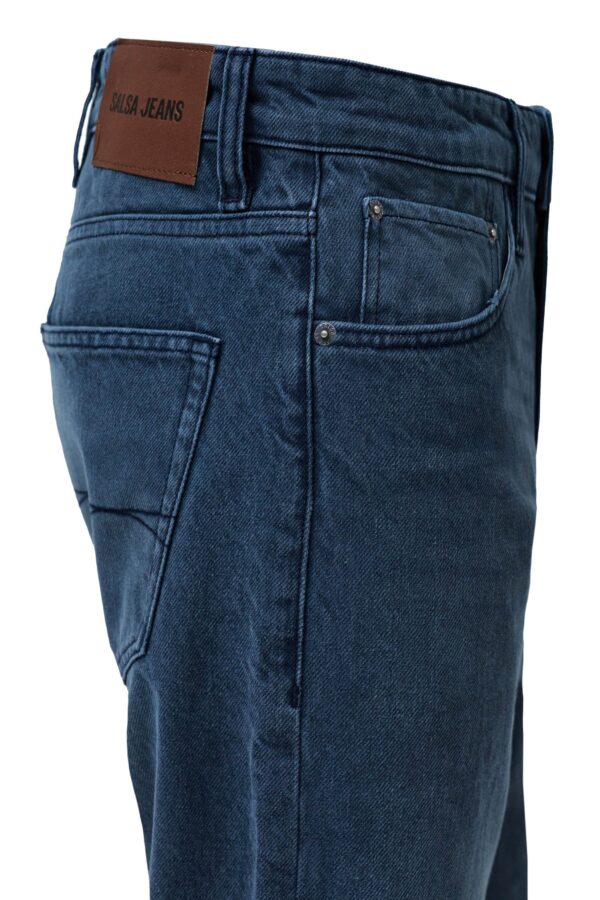 STRAIGHT JEANS DARK BLUE WASHED - Image 3