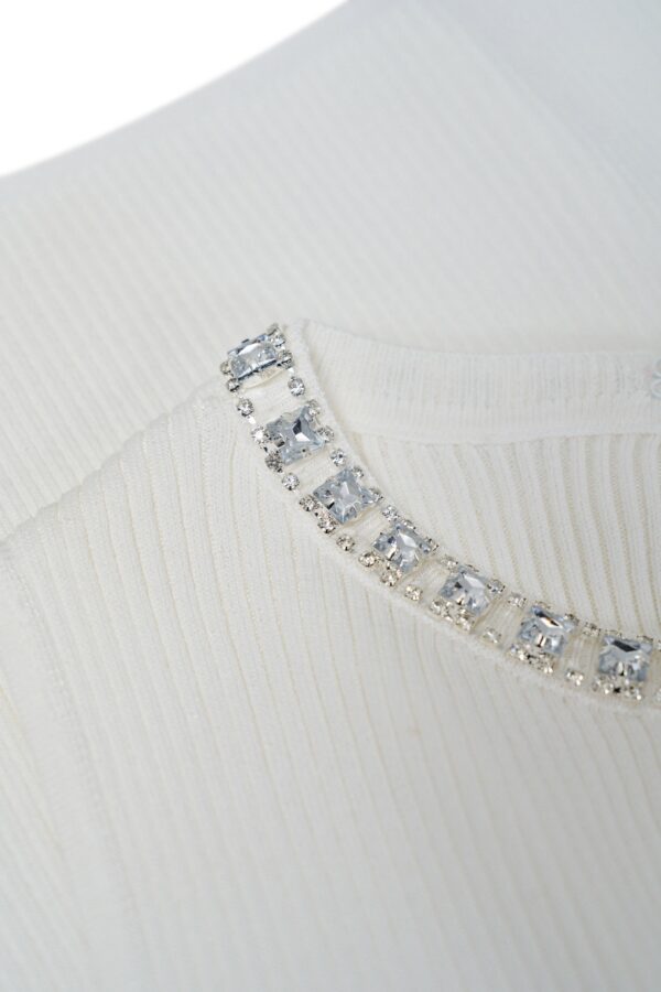TOP WITH EMBELISHED COLLAR - Image 3