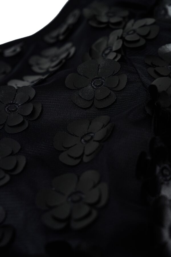 SWEATSHIRT WITH 3D FLOWERS - Image 3