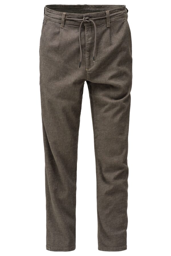 JOGGER PANTS TEXTURED BROWN SET