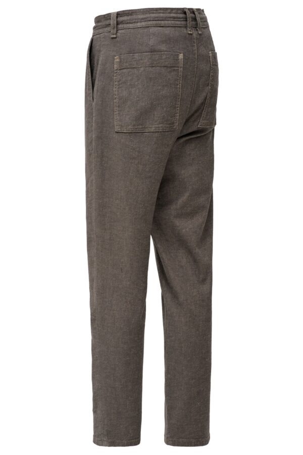 JOGGER PANTS TEXTURED BROWN SET - Image 2