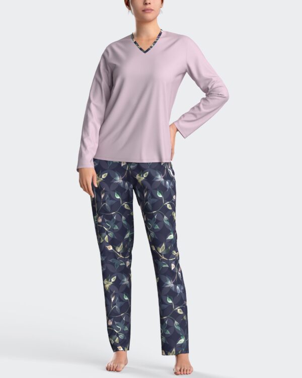 Pyjama with exotic print Heather