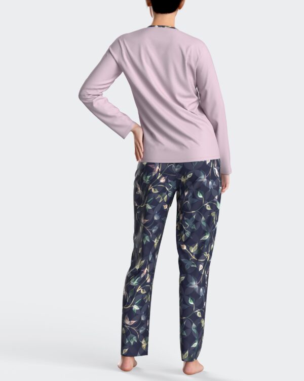 Pyjama with exotic print Heather - Image 2