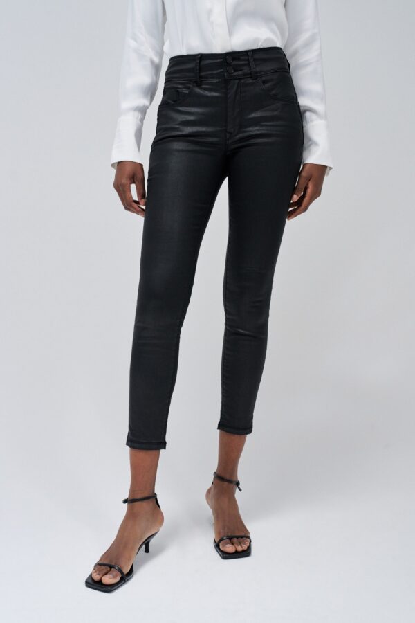 SECRET CROP SKINNY IN COATING