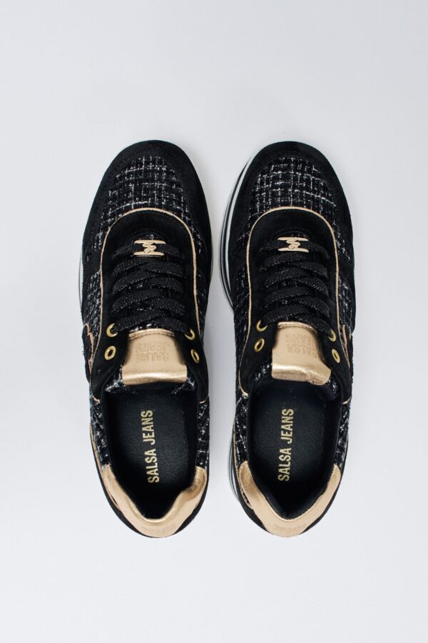 HIGH SOLE SNEAKERS MIXED MATERIALS - Image 3